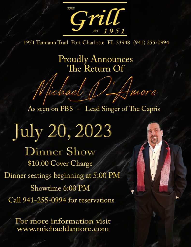 A poster for the 2 0 th annual dinner show.