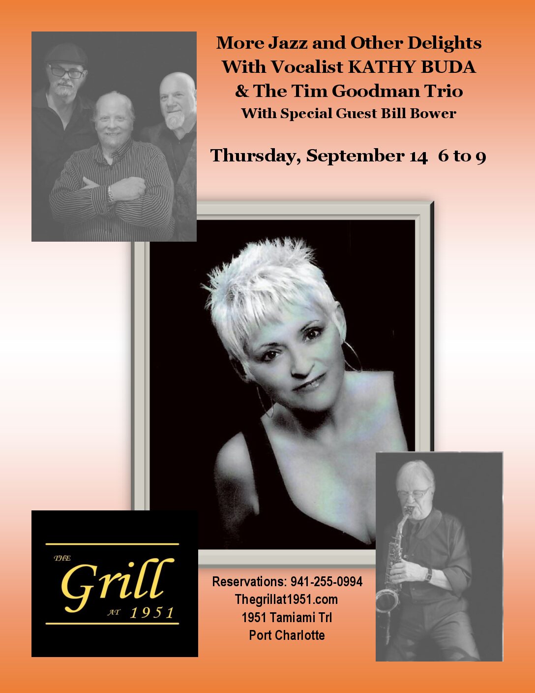 Poster 9 14 23 Kathy Buda & Tim Goodman Trio